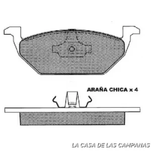 078-12763B PASTILLA DE FRENO