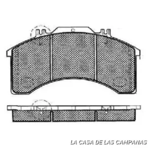 078-150042 PASTILLA DE FRENO
