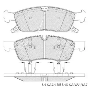 078-181988 PASTILLA DE FRENO