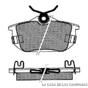 078-190165 PASTILLA DE FRENO