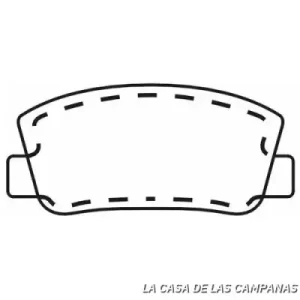 078-3025 PASTILLA DE FRENO