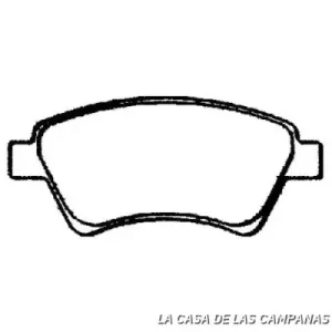 078-3180 PASTILLA DE FRENO
