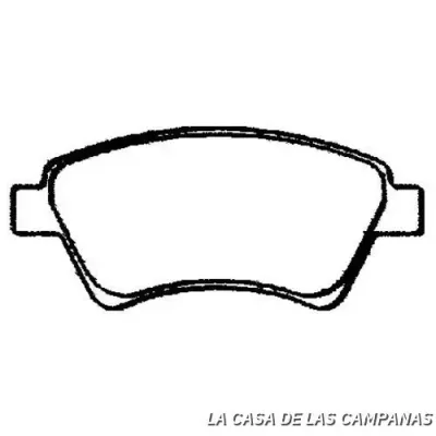 078-3180 PASTILLA DE FRENO