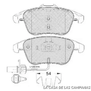 078-400912 PASTILLA DE FRENO