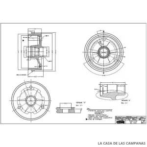 BD1651 CAMPANA DE FRENO TRASERO