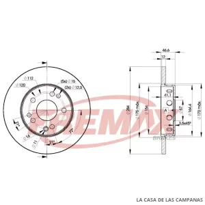 BD7210 DISCO DE FRENO DELANTERO