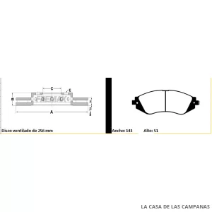 BDKIT20FF KIT DE FRENO DELANTERO