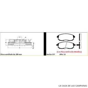 BDKIT31FF KIT DE FRENO DELANTERO