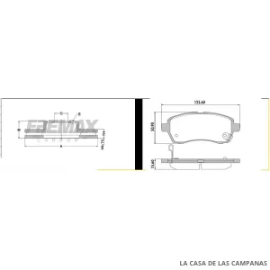 BDKIT41FF KIT DE FRENO DELANTERO
