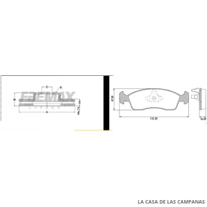 BDKIT49FF KIT DE FRENO DELANTERO