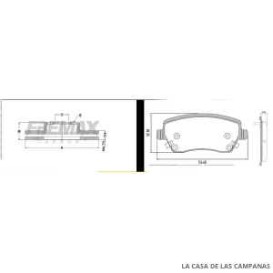 BDKIT52FF KIT DE FRENO DELANTERO