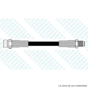 CF100044  FLEXIBLE DE FRENO DELANTERO