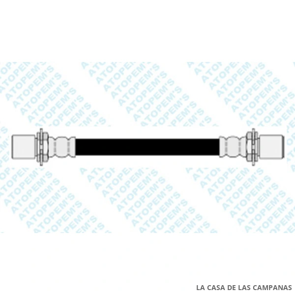 CF17025 FLEXIBLE DE FRENO DELANTERO