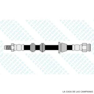 CF2011  FLEXIBLE DE FRENO TRASERO