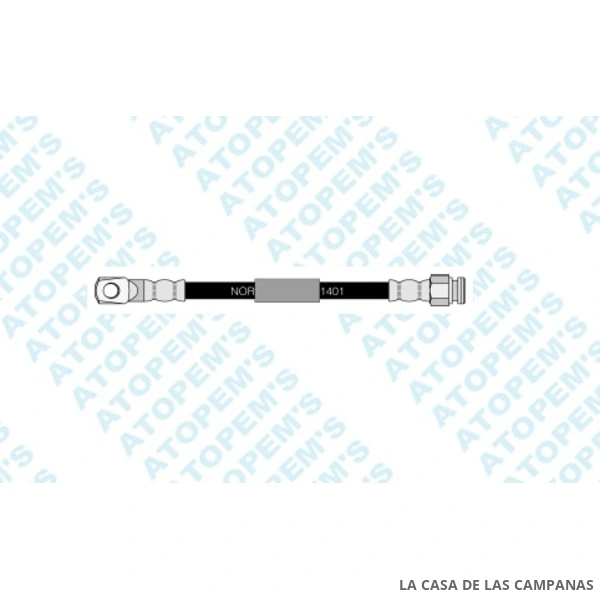 CF264284 FLEXIBLE DE FRENO TRASERO