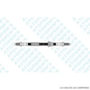 CF3008  FLEXIBLE DE FRENO TRASERO