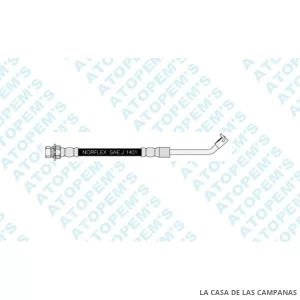 CF3036  FLEXIBLE DE FRENO DELANTERO