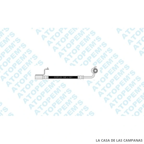 CF3054 FLEXIBLE DE FRENO DELANTERO