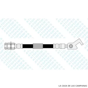 CF3107 FLEXIBLE DE FRENO TRASERO