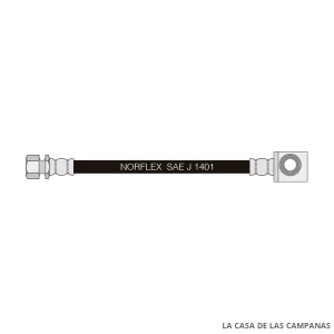 CF3124 FLEXIBLE DE FRENO TRASERO IZQUIERDO
