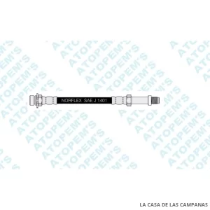 CF320410  FLEXIBLE DE FRENO TRASERO