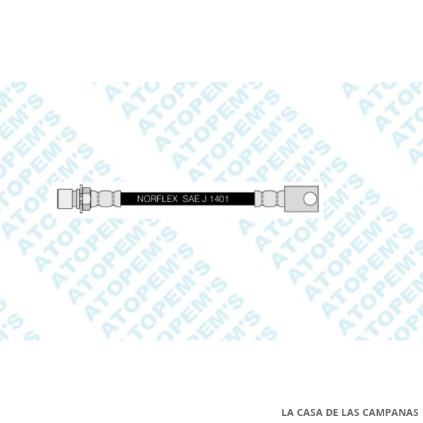 CF321658 FLEXIBLE DE FRENO TRASERO