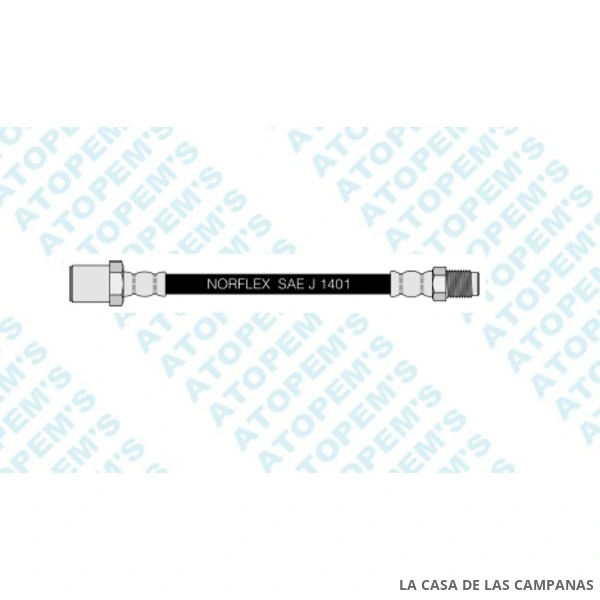 CF354345 FLEXIBLE DE FRENO DELANTERO