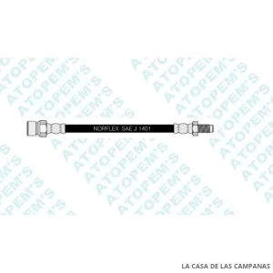 CF36208  FLEXIBLE DE FRENO DELANTERO