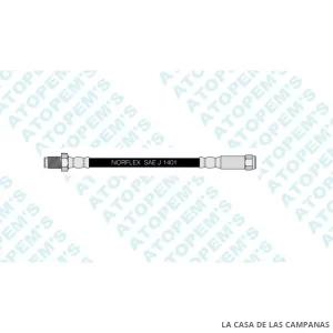 CF36858  FLEXIBLE DE FRENO DELANTERO