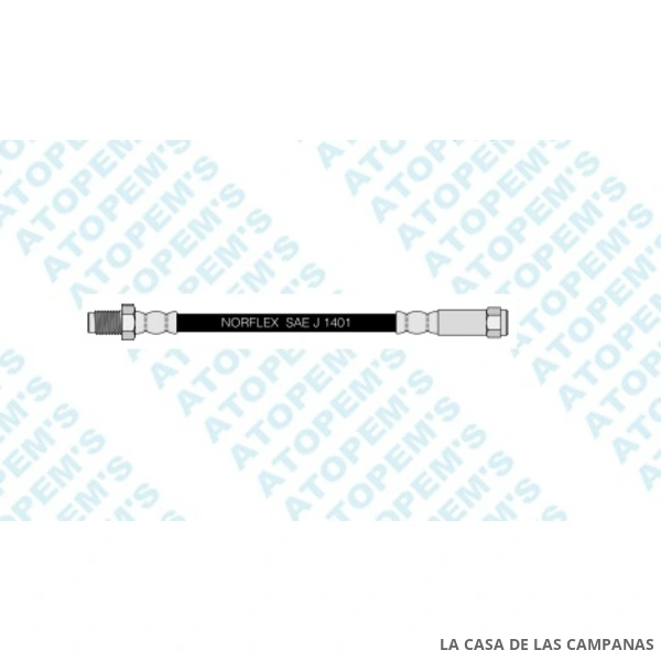 CF36858 FLEXIBLE DE FRENO DELANTERO