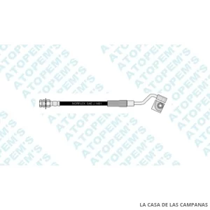CF3818 FLEXIBLE DE FRENO DELANTERO
