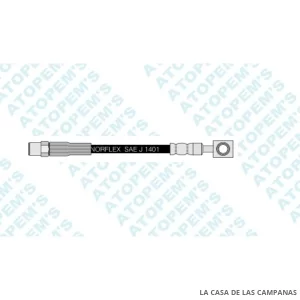 CF39998  FLEXIBLE DE FRENO DELANTERO