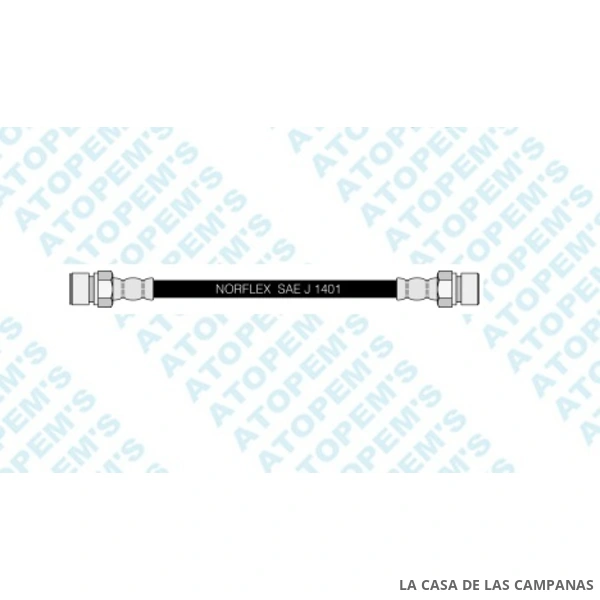 CF4015 FLEXIBLE DE FRENO TRASERO