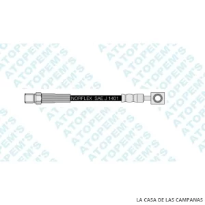 CF4025  FLEXIBLE DE FRENO TRASERO