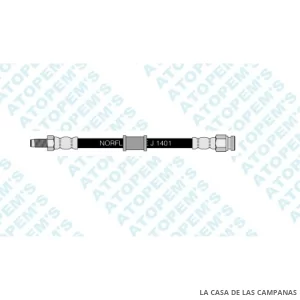 CF402965  FLEXIBLE DE FRENO DELANTERO