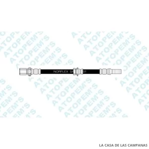 CF4034 FLEXIBLE DE FRENO DELANTERO