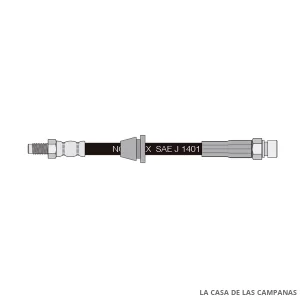 CF4114/1  FLEXIBLE DE FRENO DELANTERO