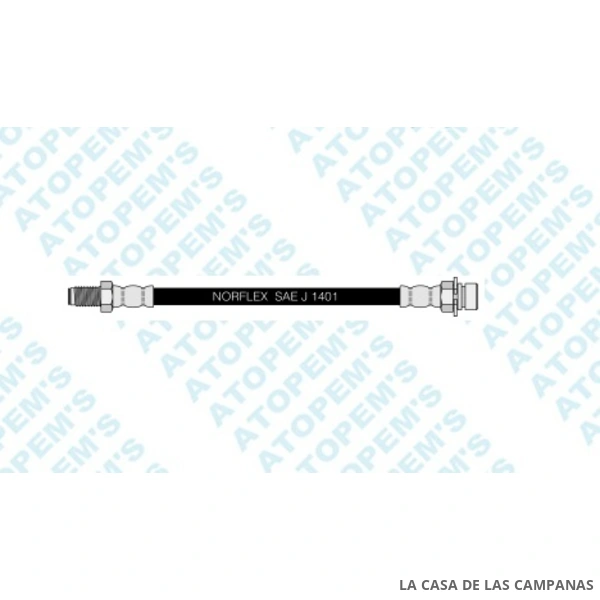 CF43600 FLEXIBLE DE FRENO TRASERO