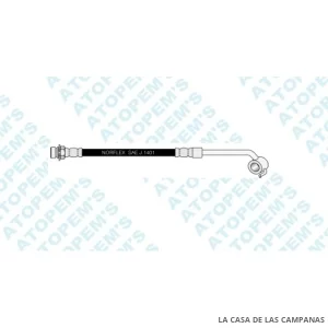 CF483826I FLEXIBLE DE FRENO DELANTERO