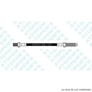 CF49106 FLEXIBLE DE FRENO TRASERO