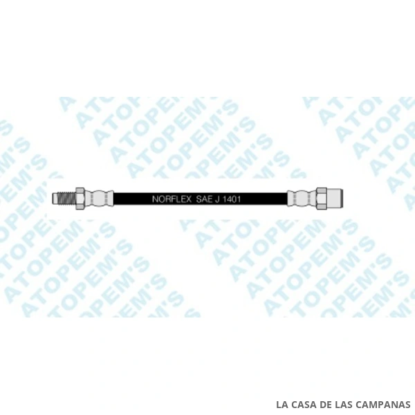 CF5012 FLEXIBLE DE FRENO TRASERO