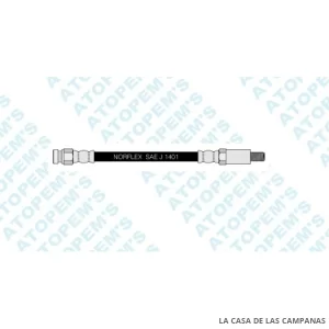 CF57331  FLEXIBLE DE FRENO DELANTERO