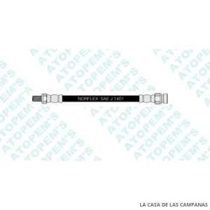 CF57332  FLEXIBLE DE FRENO TRASERO