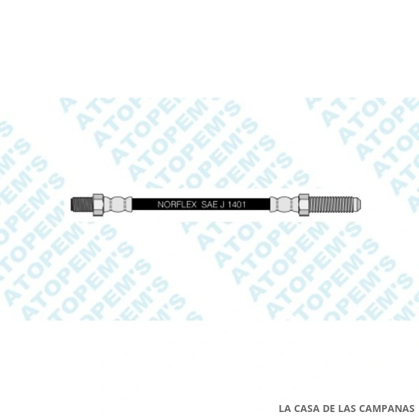 CF600809 FLEXIBLE DE FRENO DELANTERO