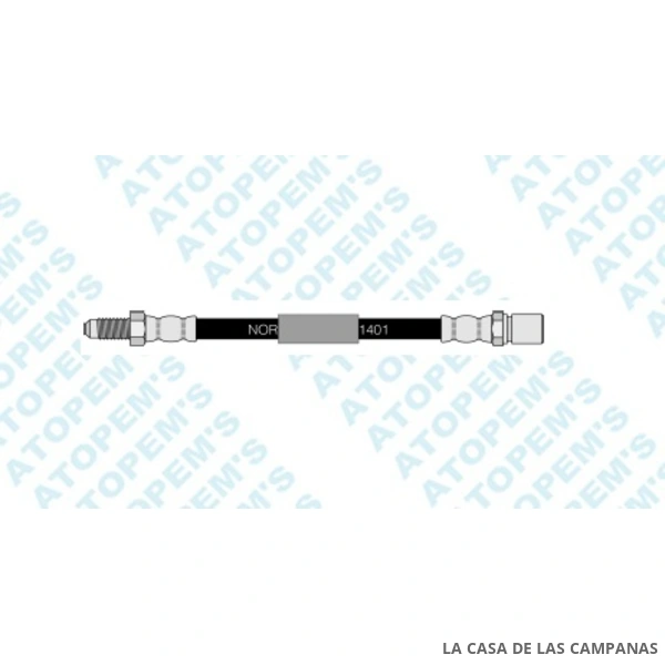 CF6062 FLEXIBLE DE FRENO TRASERO