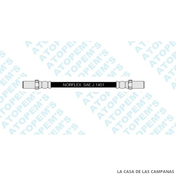 CF6064 FLEXIBLE DE FRENO TRASERO
