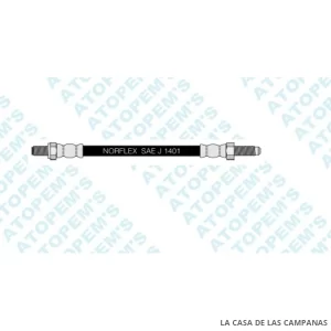 CF6080  FLEXIBLE DE FRENO DELANTERO