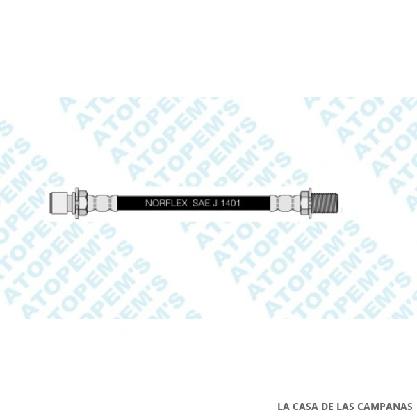 CF68046 FLEXIBLE DE FRENO DELANTERO