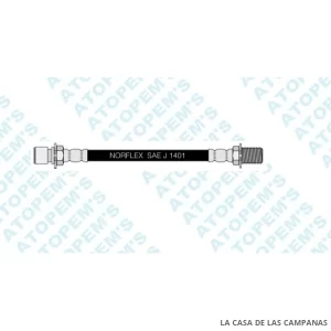 CF68047 FLEXIBLE DE FRENO TRASERO