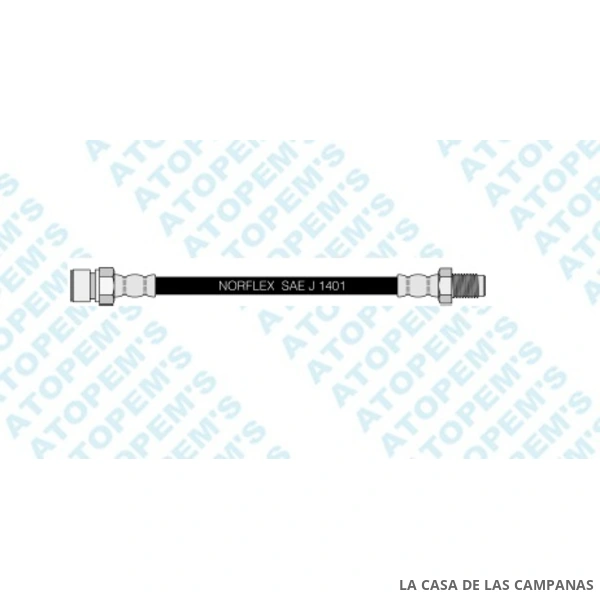 CF68139 FLEXIBLE DE FRENO TRASERO